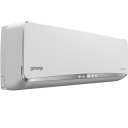 Gaisa kondicioniera iekštelpu bloks ar 2800 W apkures jaudu 0.9 l/h mitruma noņemšanu A+++ energoefektivitāti un LED displeju balts PANDORA26 TE Gorenje