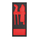 TUK&Scaron;I PUTU IELIKTŅI TĒRAUDA UZGLABĀ&Scaron;ANAI, EMPTY 2 PC WATERPUMP & LOCKING PLIERS FOAM SET, 4932493684 MILWAUKEE