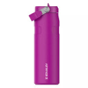 Termopudele ar salmiņu Stanley The IceFlow Bottle Flip Straw 2.0 2811283398 0,7L violeta