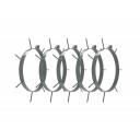 Lauka aerators ar 7 naglām, 27 cm, 0.560 kg, AW00391, AWTOOLS