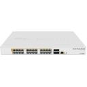 Mikrotik CRS328-24P-4S+RM valdomas jungiklis, 24 Gigabit Ethernet prievadai, 4 SFP+ prievadai, 450 W PoE biudžetas