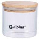Alpina Контейнер для хранения 2472881, 500ml, прозрачный, стекло, 80mm, 95mm, 1