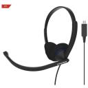 Koss K&otilde;rvaklapid CS200 USB 194390, 20-22000Hz, USB Type-A, k&otilde;rvapealne, mikrofon, must