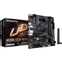 Gigabyte A520M DS3H WIFI6E, A520M DS3H WF6E, 4x SATA-600, 1x M.2, 128 GB, 4 DIMM DDR4, Gigabit Ethernet, HD Audio