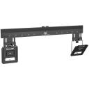 Maclean MC-481 ultra &otilde;huke seinakinnitus teleritele, 37-80", 75kg, VESA 600x400, must, kalde reguleerimine, teras