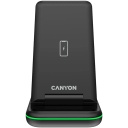 Беспроводное зарядное устройство 3 in 1 мощностью 15 Вт WS-304 Черный CNS-WCS304B CANYON