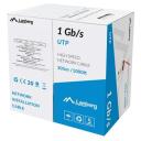 Lanberg LAN kabelis UTP LCU6-10CC-0305-R, 305m, 1Gbps, CCA, sarkans, U/UTP