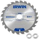 Irwin Saag 1897201, 200 mm, 2.5 mm, 24 hammast, teras, 16 mm, 6000 rpm, korrosioonikindel kate, laienemisavad
