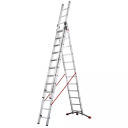 Combination ladder S100 Hailo ProfiLOT 039312507 HAILO, aluminium, 3x12 steps