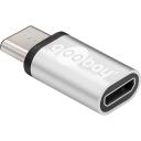 Goobay USB-C adapteris 56636, 5 pin Micro-USB Type B female, 24 pin USB-C male, sudraba