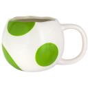 Paladone Yoshi olas formas krūze PP4911NN, 650ml, 510g, Zaļa/balta, oficiāli licencēts Nintendo produkts