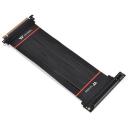 Thermaltake Pagarinājums AC-060-CO1OTN-C2, 0.2m, PCI-E X16 Male, PCI-E X16 Female, melna, 90 grādu adapteris