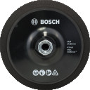 Gumijas pamatne 150mm, M14, GPO14CE, Ekscentra slīpma&scaron;īnām BALSTA DISKS, 2608612027, BOSCH