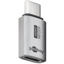 Goobay USB-C adapteris taisns, USB4 74447, 8K60Hz atbalsts, 40 Gbps datu ātrums, metāla korpuss, līdz 240 W jauda