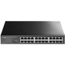 Cudy GS1024, galda komutators, GS1024, 24x10/100/1000 Mbps, 48 Gb/s, 15 W, 8000 MAC adre&scaron;u, 100 m