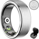 Manta Smartrings SR01SL-62, 62mm, IP68, sirdsdarbības ātrums, skābekļa līmenis, stresa līmenis, soļu skaitītājs