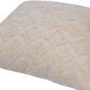 Spilvens TEDDY 45x45cm, balts ziedu motīvs P0069417