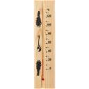4Living Термометр для сауны 1828874, 25.5см, коричневый, 0-120&deg;C, дерево, для использования в помещении