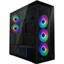 Arctic Korpus Midi Tower ACPCC00018A, 529mm, 231mm, 529mm, 5 ventilaatorit, 6 ketta tuge, A-RGB