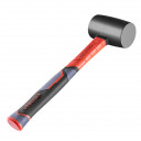 Kummihaamer 450g, must, klaaskiust k&auml;epide DNIPRO-M