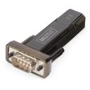 Digitus USB 2.0 seeriaadapter DA-70167, RS-232, 128 Kbps, FTDI kiip, must, 80 cm USB kaabel