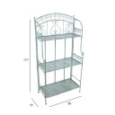 Plaukts MINT 59x31xH117cm, antīki zaļ&scaron; 40085 Allit