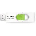 ADATA USB atmintinė AUV320-512G-RWHGN 512GB, USB 3.2 Gen 1, skaitymo greitis 100 MB/s, slankus dizainas, žalia, balta