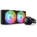 Nzxt Kraken 240 RGB RL-KR240-B1, 240mm, 2x120mm, 2.7mmH2O, 0.75mmH2O, FDB, RGB, TFT-LCD, 400mm toru