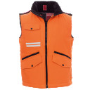 Oranž/must t&ouml;&ouml;vest MIG, 2XL suurus PAYPER