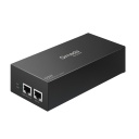PoE injektorius Omada PoE++ IEEE 802.3bt maitinimo tiekimas iki 60 W su 10 Gbps prievadais POE370S 2&times;10/100/1000/2.5G/5G/10G RJ45 PoE++ (4PPoE) Plug-and-Play Juodas TP-Link