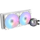 Zalman Vedelik jahuti Alpha 24 white, 120mm, 276mm, 27mm, 0,83 l/min, 1800 RPM, 33 dB, AM3, AM4, AM5, LGA 115X, LGA 1200, LGA 1700