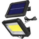 Maclean P&auml;ikese LED seinalamp MCE438, 5.5V, 5W, 400lm, 6000K, IP44, liikumisandur, must plastmass