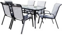 Aiamööbli komplekt laua ja 6 tooliga WR2096 4GARDEN