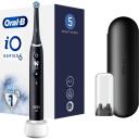 Oral-B Elektriskā zobu birste iO6 Black Onyx, 1 galviņa, 5 režīmi, Akumulators, ceļojumu futrālis