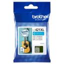 Brother LC421XLC tintes kasete, 500 lappuses, oriģināls, augsta ražība, zila