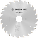 Ripzāģa disks 165x30mm Optiline Wood, Rokas ripzāģiem PRO WOOD RIPZĀĢA ASMENS, 2608640602, BOSCH