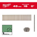 BEZGALVAS NAGLAS, 18 G, PLĀNA GALVIŅA, 18G / 45 MM / RC / G / SC1 - 5.000 PC, 4932492555 MILWAUKEE