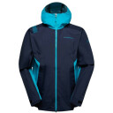 Jakk DISCOVER Shell JKT M, LA SPORTIVA, 8058428020447, 20 000 mm, RET 9, 345g, DEEP SEA TROPIC BLUE