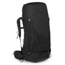 Mugursoma Kestrel 58, Osprey, 0843820152968, 56L, 2,2kg, 82 x 37 x 31 cm, BLACK
