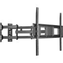 Sbox Kron&scaron;teins PLB-1348-2, 32-70 collu, 75x75-600x400, 45kg, melns, tērauds, plastmasa, noliecams-grozāms