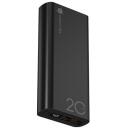Navitel Laadija-akumulator PWR20 AL Black, 20000mAh, 3.7V 74Wh, 22.5W, USB-C 5V 2.6A, 9V 2A, 12V 1.5A, Mikro USB 5V 2A, 9V 2A