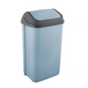 Šiukšlių dėžė su besisukančiu dangčiu 50L Swantje 38,5x29x66cm mėlyna  0610308680