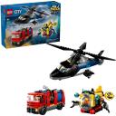 Lego LEGO CITY 60462 Helikopters, ugunsdzēsēju auto un zemūdene, 874 elementu, 3 figūriņas