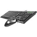 A4Tech Tastatūra un pele KM-72620D A4TKLA43774, 1.5m, 800dpi, 3 pogas, USB, melna