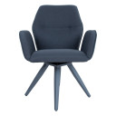 Krēsls COLUMBUS grozāms, tumši pelēks 15014