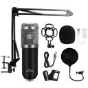 Media-Tech Stuudio ja voogedastuse mikrofon MT397S, 179g, 20-20000Hz, -32dB, 150&Omega;, 2.4m kaabel, USB Type-A