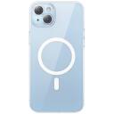 Baseus Crystal Series magnetkorpus iPhone 14 Plus ARSJ011102, 1.3mm, &uuml;hilduv juhtmevaba laadimisega, t&auml;is objektiivi kaitse
