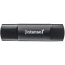 Intenso USB m&auml;lupulk 3544480 32 GB, USB 3.2 Gen 1, lugemise kiirus 70 MB/s, alumiinium, must