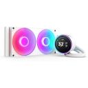 Nzxt CPU Охладитель Kraken Elite 280 RGB RL-KR28E-W2, 2 вентилятора, 140mm, 98.61cfm, 34.5dB, RGB, 2.72" LCD