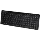 A4Tech Fstyler tastatūra A4TKLA47726, 2,4GHz, Bluetooth, 10m, melna, membrāna, 12 multimediju taustiņi